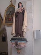 console, statue (petite nature) : Sainte Thérèse de Lisieux