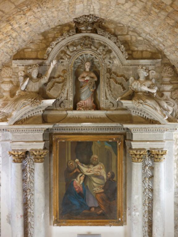 tableau : Présentation au temple