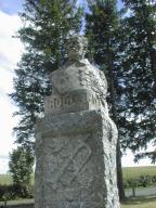 buste (buste à mi-corps, grandeur nature) et son socle : Le Clairon Guillaume Rolland (1821-1915)