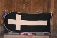 drap mortuaire ; tenture d'église