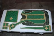 chasuble, étole, manipule, voile de calice
