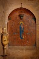 Peinture monumentale : Vierge à l'Enfant