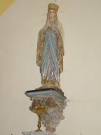 console, statue (petite nature) : Vierge