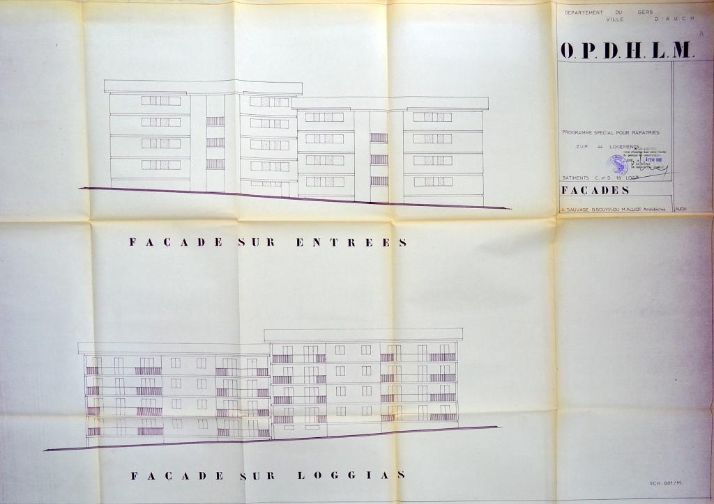 ensemble de 44 logements programme Rapatriés