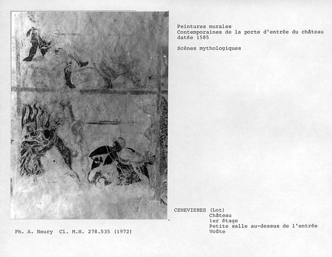 peinture monumentale du cabinet d'alchimie