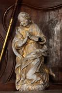 Paire de statues : Anges adorateurs