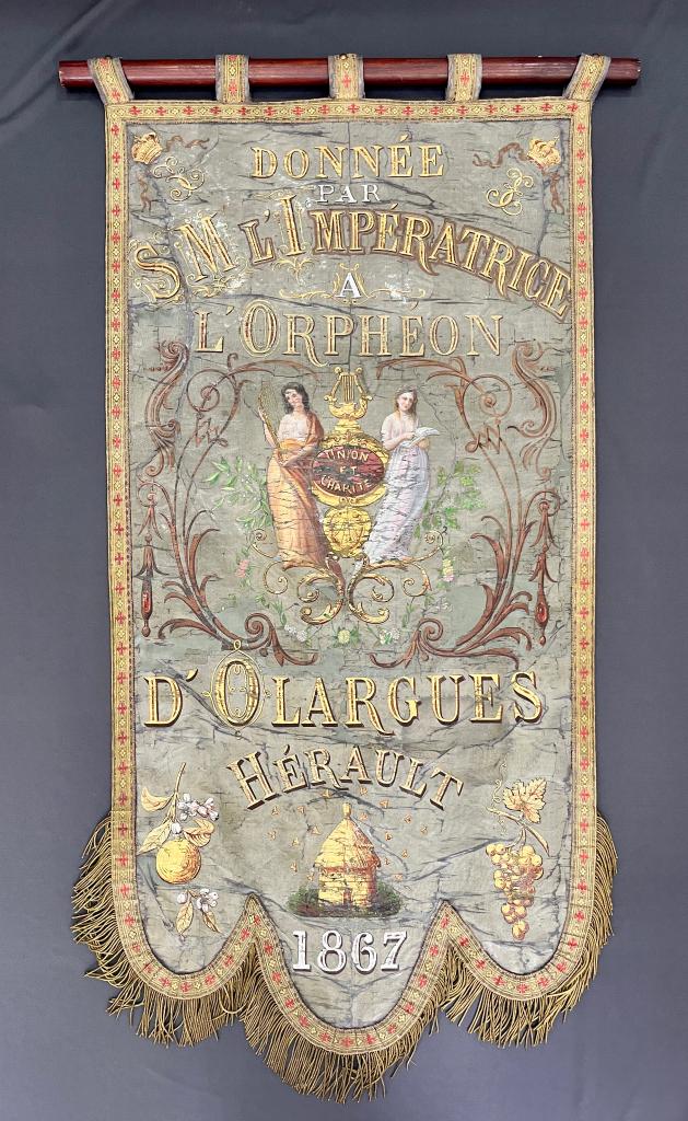 Bannière de l'orphéon d'Olargues