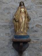 statue (petite nature) : Vierge miraculeuse