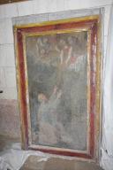 tableau et son cadre : Délivrance de saint Pierre par un ange