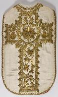 ornement liturgique catholique blanc
