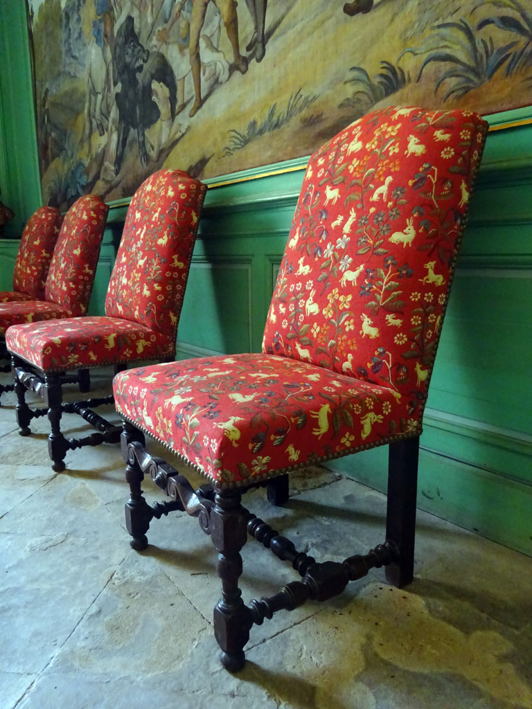 Le mobilier du salon vert