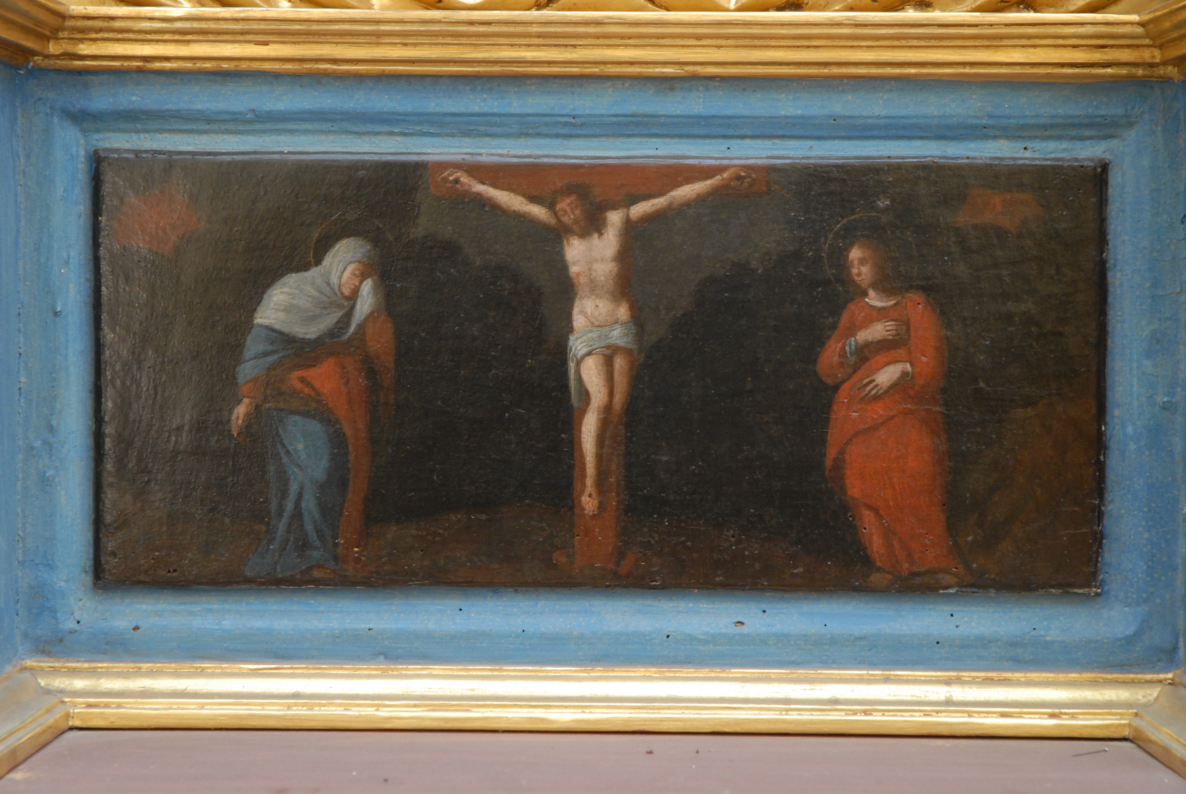 prédelle à panneaux peints du retable du Rosaire retable du Rosaire