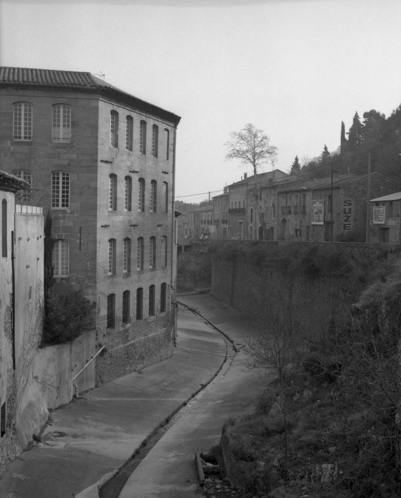 Usine de teinturerie Bernard, puis usine de préparation de produits textiles et d'apprêt des étoffes Delpon, Bruguière-Fontenille, Boissière fils aîné et ses frères et Cie, actuellement bâtiment administratif d'entreprise SOCAH et logement