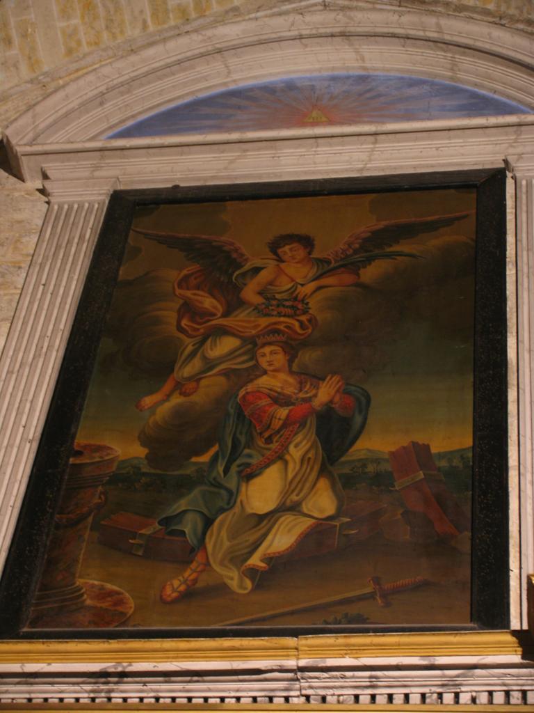 tableau : Sainte Catherine d'Alexandrie