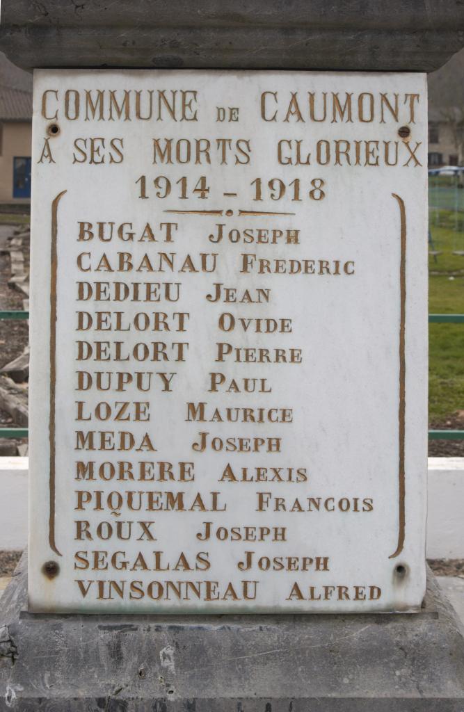 monument aux morts (croix monumentale) de la guerre de 1914-1918