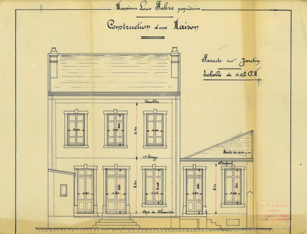 maison de l'architecte Louis Fabre