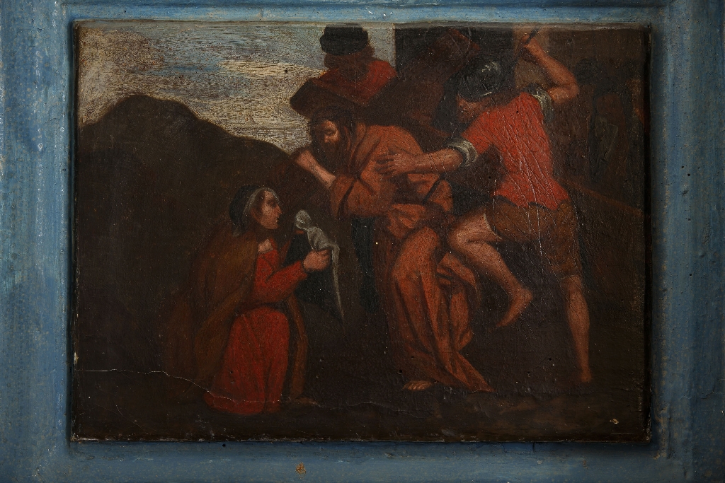 prédelle à panneaux peints du retable du Rosaire retable du Rosaire