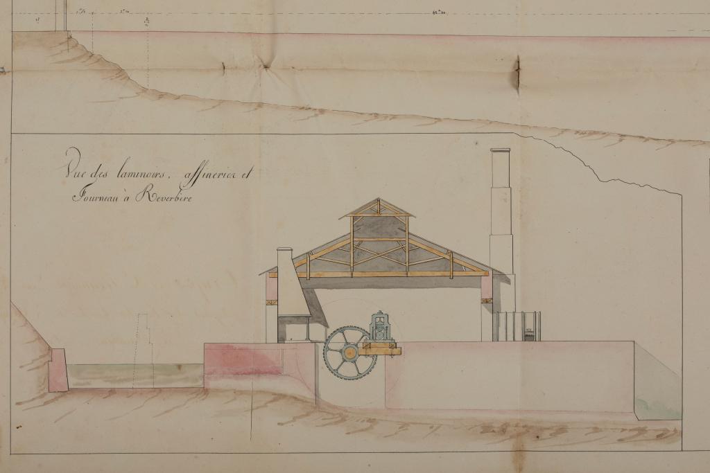 usine de fabrication des métaux dite forges de Caussanus