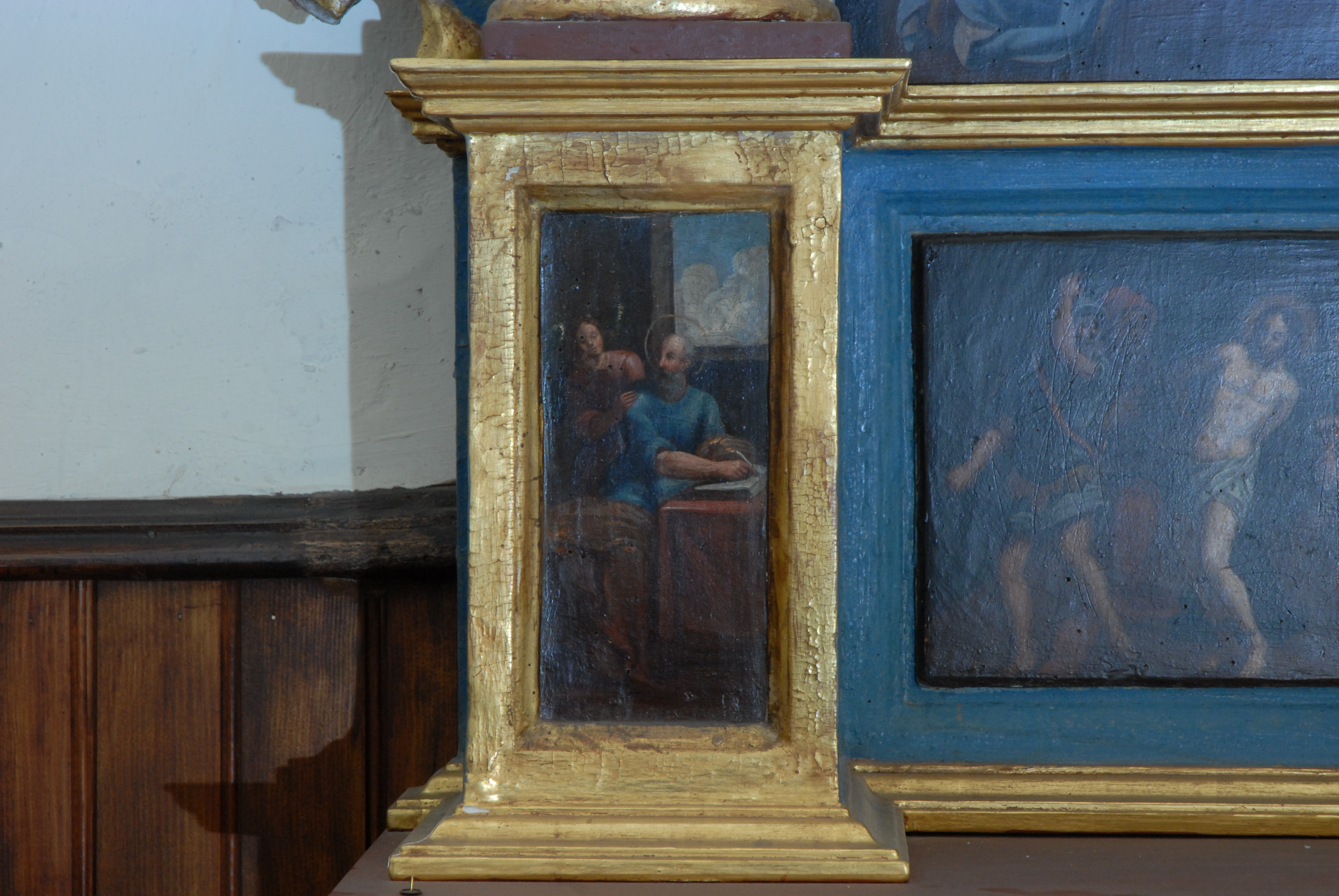prédelle à panneaux peints du retable du Rosaire retable du Rosaire