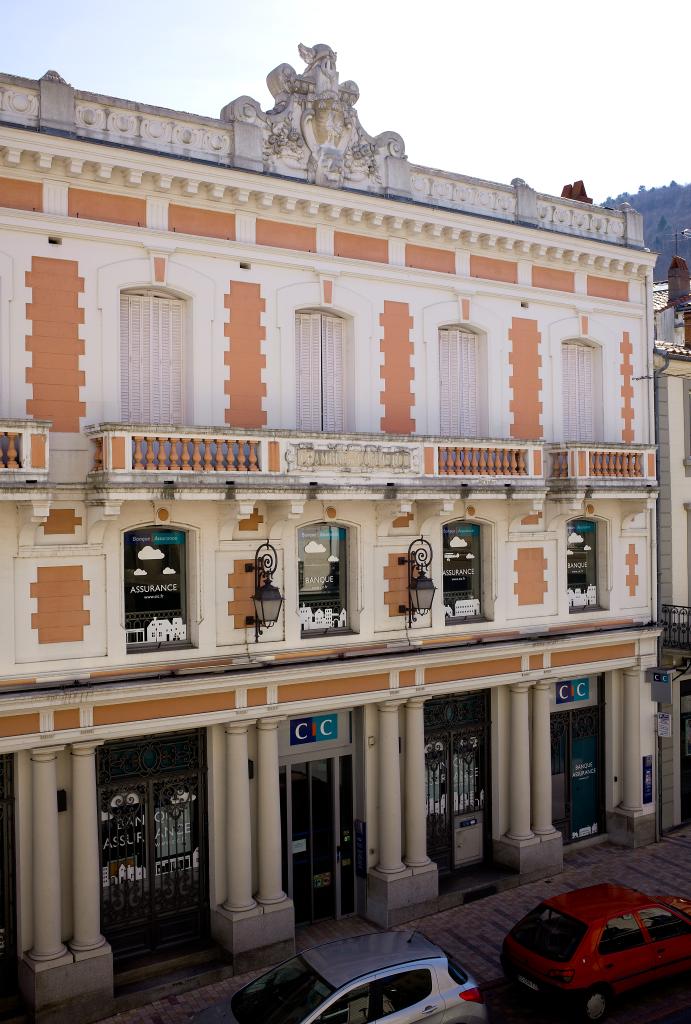 Hôtel de la chambre de commerce de Mazamet , banque