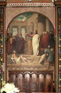 tableau et son cadre : la guérison du paralytique