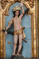 Statue de saint Sébastien (du retable du maître-autel)