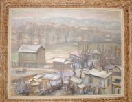 tableau : Neige au pré Saint-Gervais