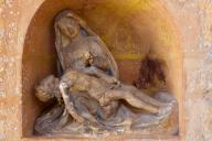 Groupe sculpté : Piéta
