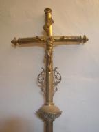 croix de procession : Christ en croix