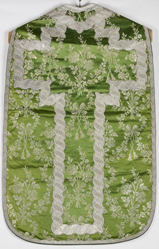 ornement liturgique catholique vert (n° 31)