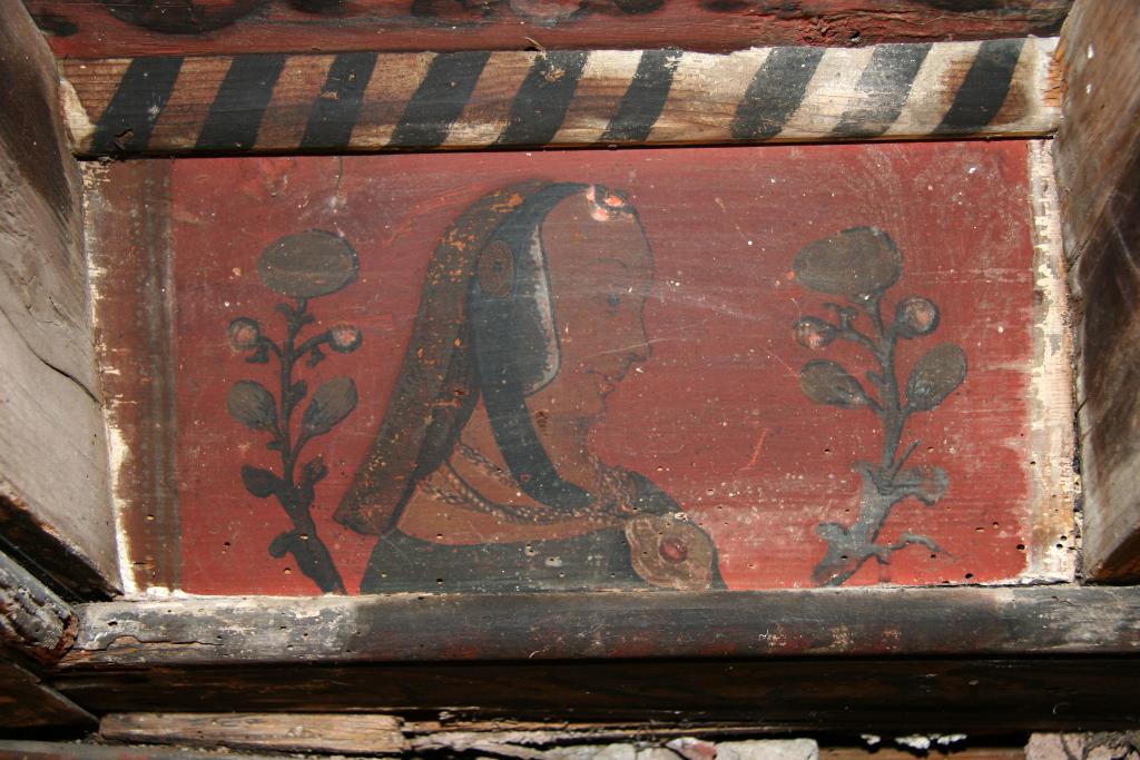 plafond peint de la maison Sibra