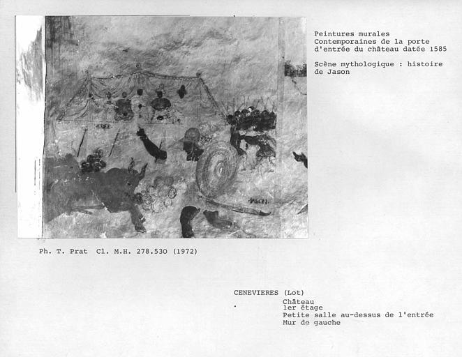 peinture monumentale du cabinet d'alchimie