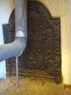 plaque de cheminée aux armes de France