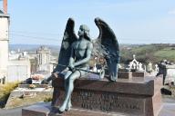 statue : Ange du Jugement dernier ou Ange de la Résurrection
