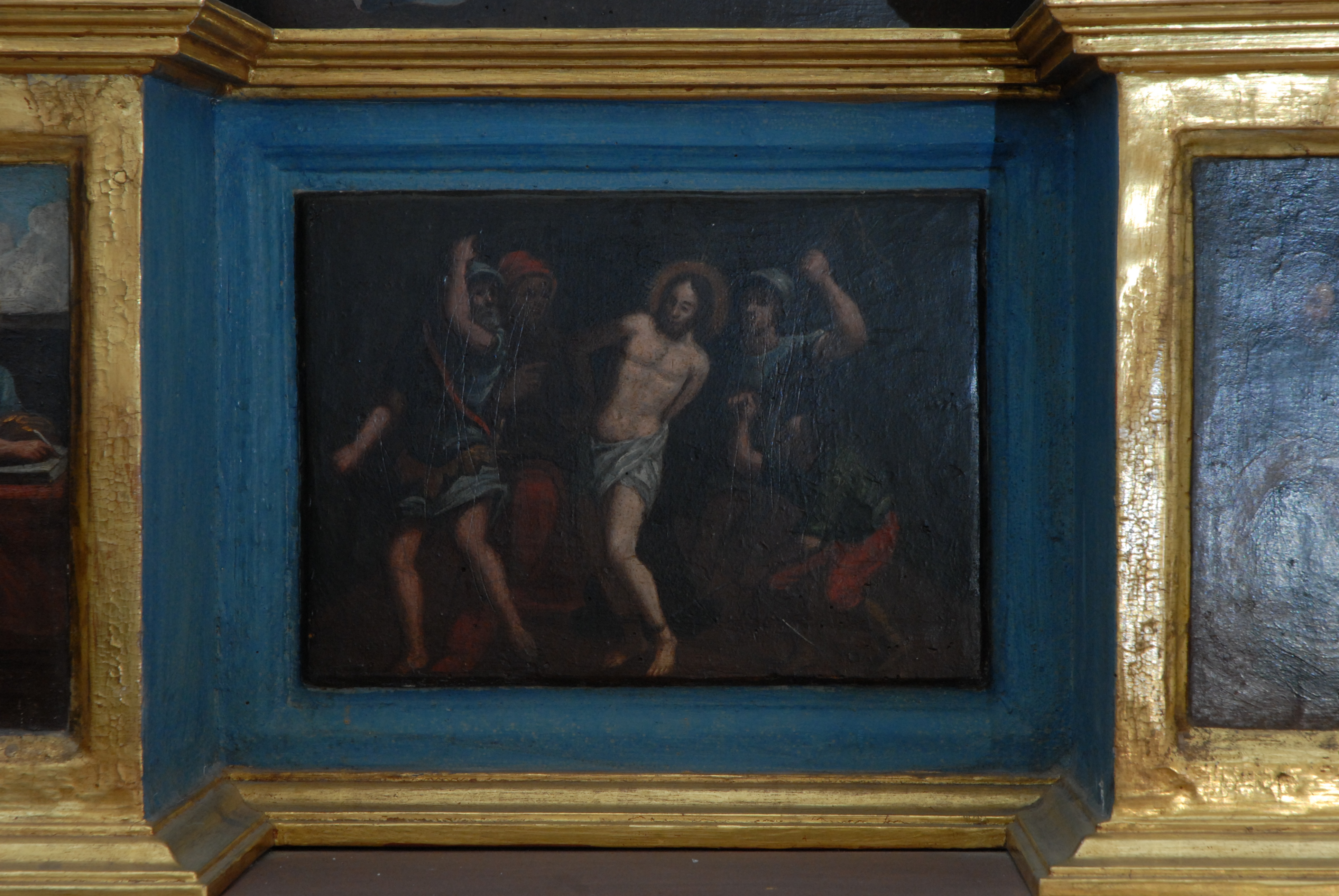 prédelle à panneaux peints du retable du Rosaire retable du Rosaire