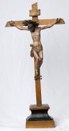 Croix d'autel : Christ en croix