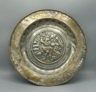 plat de quête dit plat des Ames : le Sacrifice d'Abraham