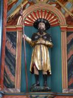 statue (petite nature) : Saint Jacques le Majeur