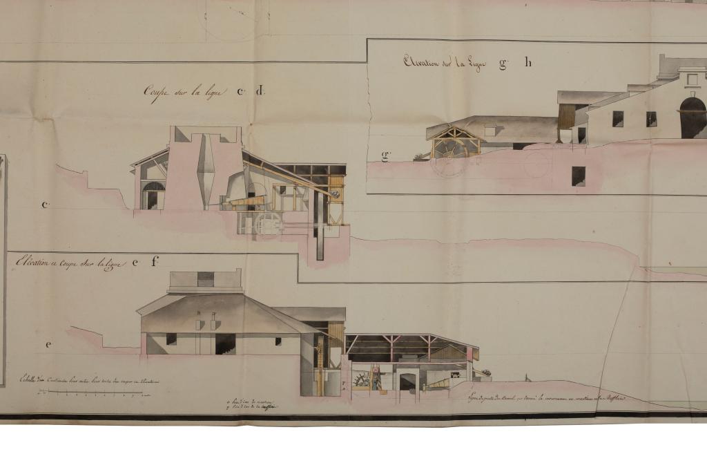 usine de fabrication des métaux dite forges de Courbeval