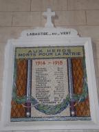 monument aux morts de la guerre 1914-1918