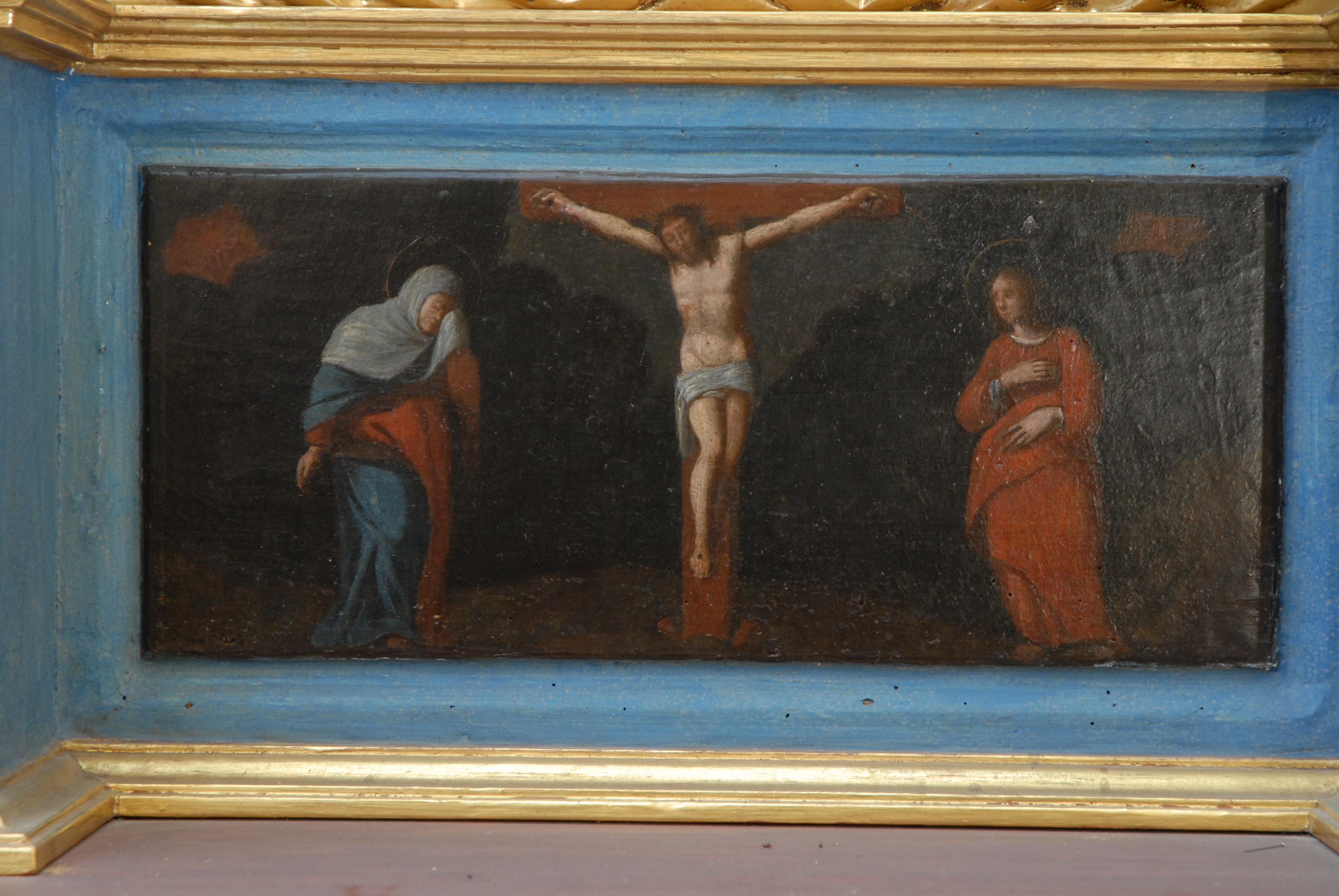 prédelle à panneaux peints du retable du Rosaire retable du Rosaire