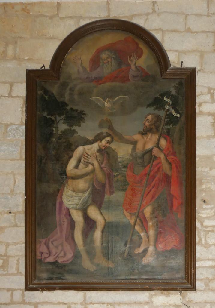 tableau : le Baptême du Christ