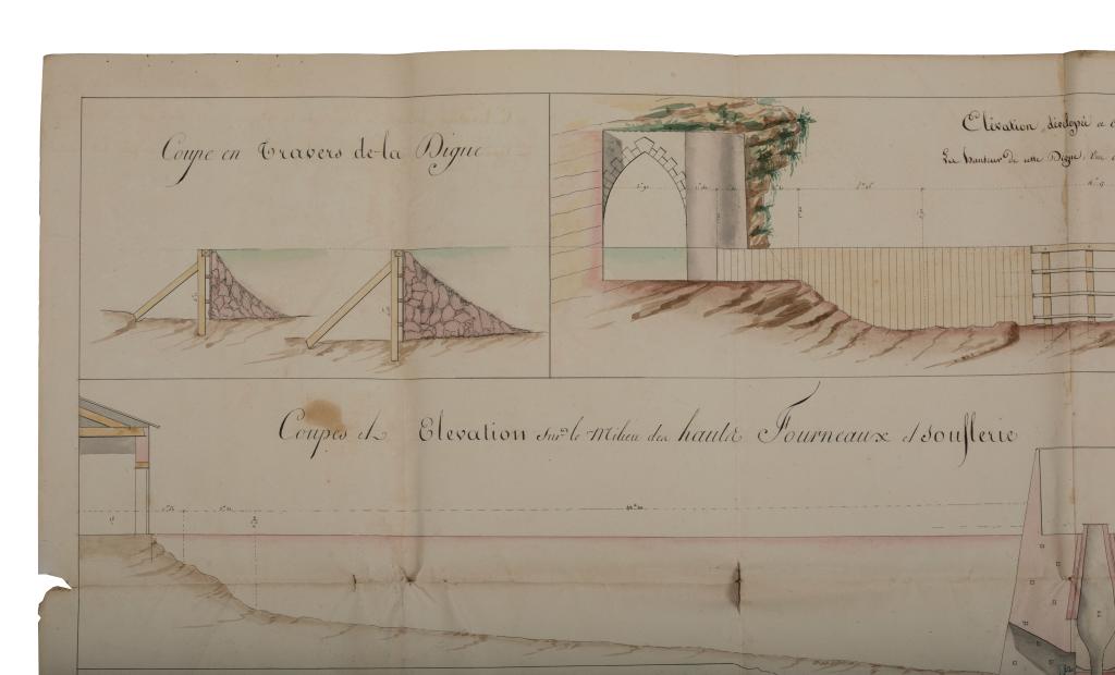 usine de fabrication des métaux dite forges de Caussanus