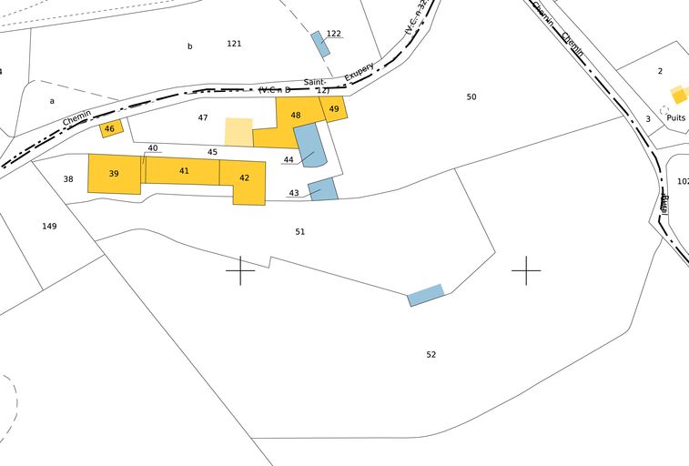 Usine textile (usine de drap) Pradier, puis Pelletan, puis Bonneville, puis Lugagne, puis établissement vinicole, actuellement logement