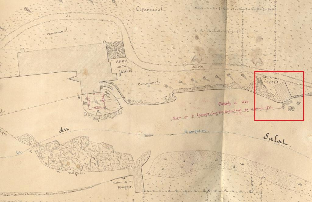 Ancienne cartonnerie (détruite)