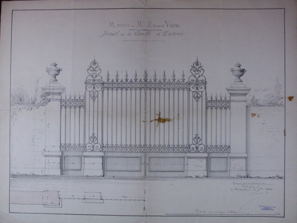 demeure de l'industriel Eugène-Edouard Vidal et d'Alice Leenhardt