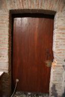 Porte d'entrée de la sacristie