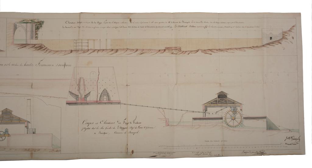 usine de fabrication des métaux dite forges de Caussanus