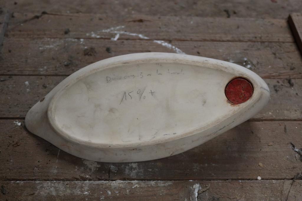 Modèle et moule mère de "Plat à foie gras"