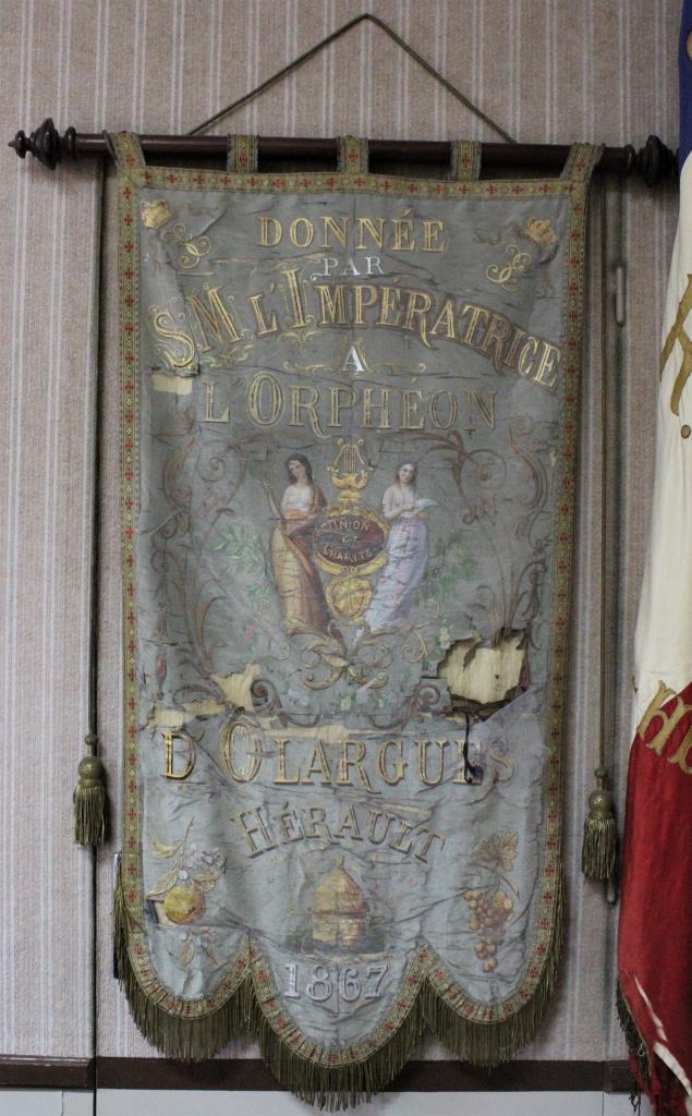 Bannière de l'orphéon d'Olargues